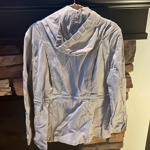 Market & Spruce Women’s Gray Hooded Jacket Size M - Picture 8 of 12